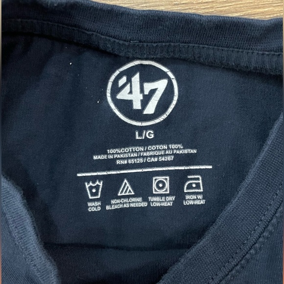 NFL Denver Broncos Logo 47 Fan Gear T-shirt Large - Picture 3 of 5